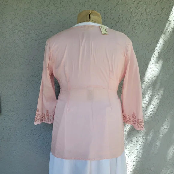 NWT Pink Cotton shirt sz XL - Picture 3 of 11